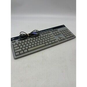Vintage HP Hewlett Packard Model 5183 Keyboard Clicky Clack Multimedia 6 pin
